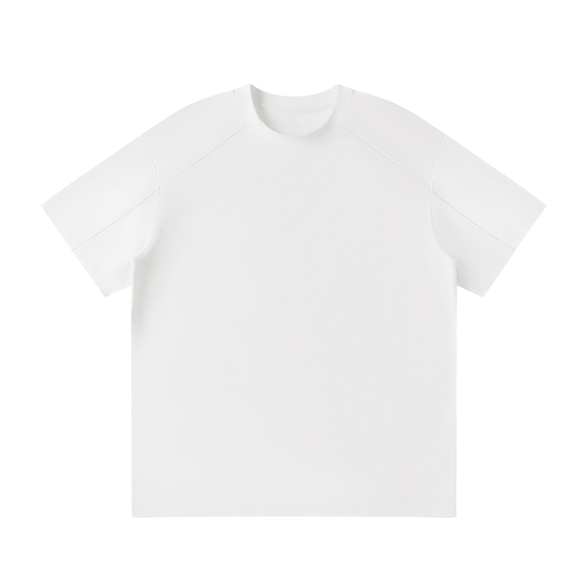 MIROLYUB Unisex Raglan Sleeve T-Shirt — White — front view
