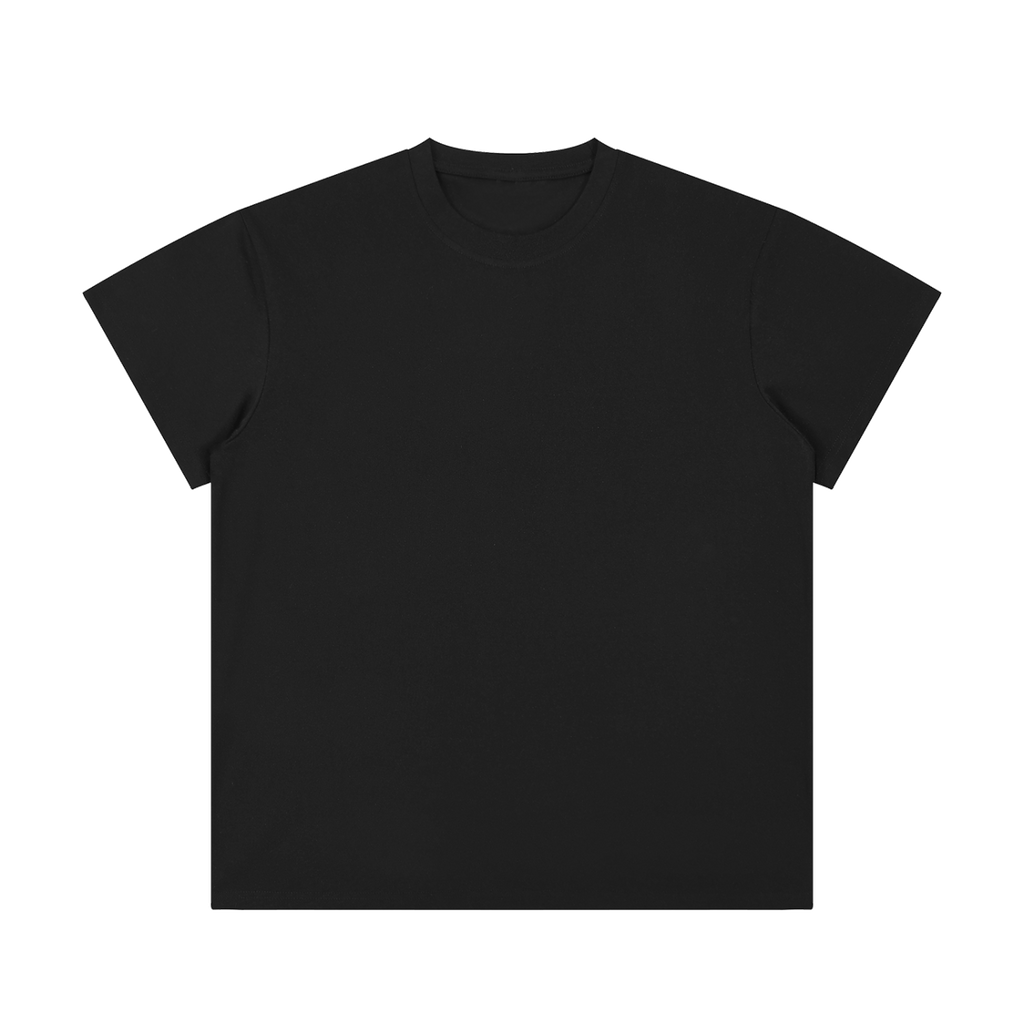 MIROLYUB Unisex Regular Fit Crewneck T-Shirt — Black, front view