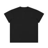 MIROLYUB Unisex Regular Fit Crewneck T-Shirt — Black, front view