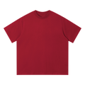 Unisex Quick-Dry Relaxed Fit T-Shirt — Red, front view