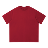 Unisex Quick-Dry Relaxed Fit T-Shirt — Red, front view