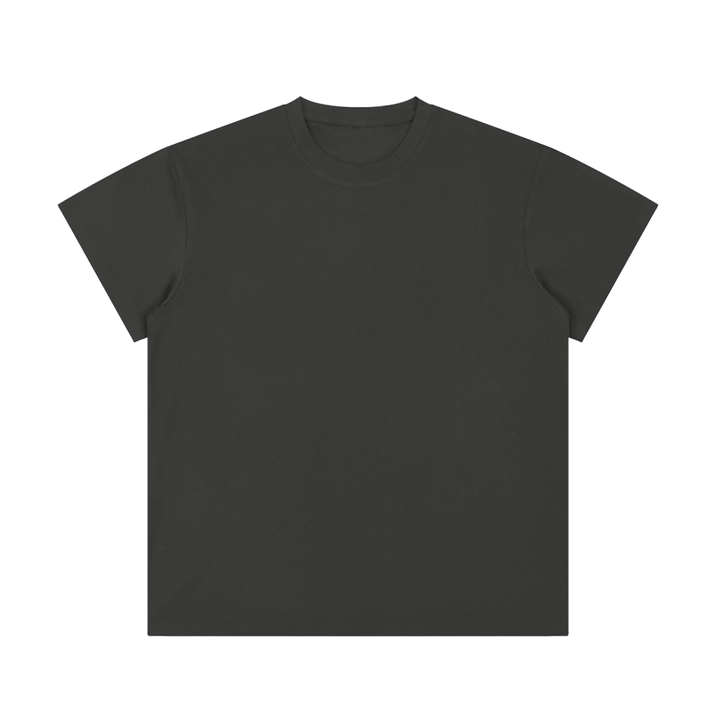 MIROLYUB Unisex Regular Fit Crewneck T-Shirt — Dark Gray, front view