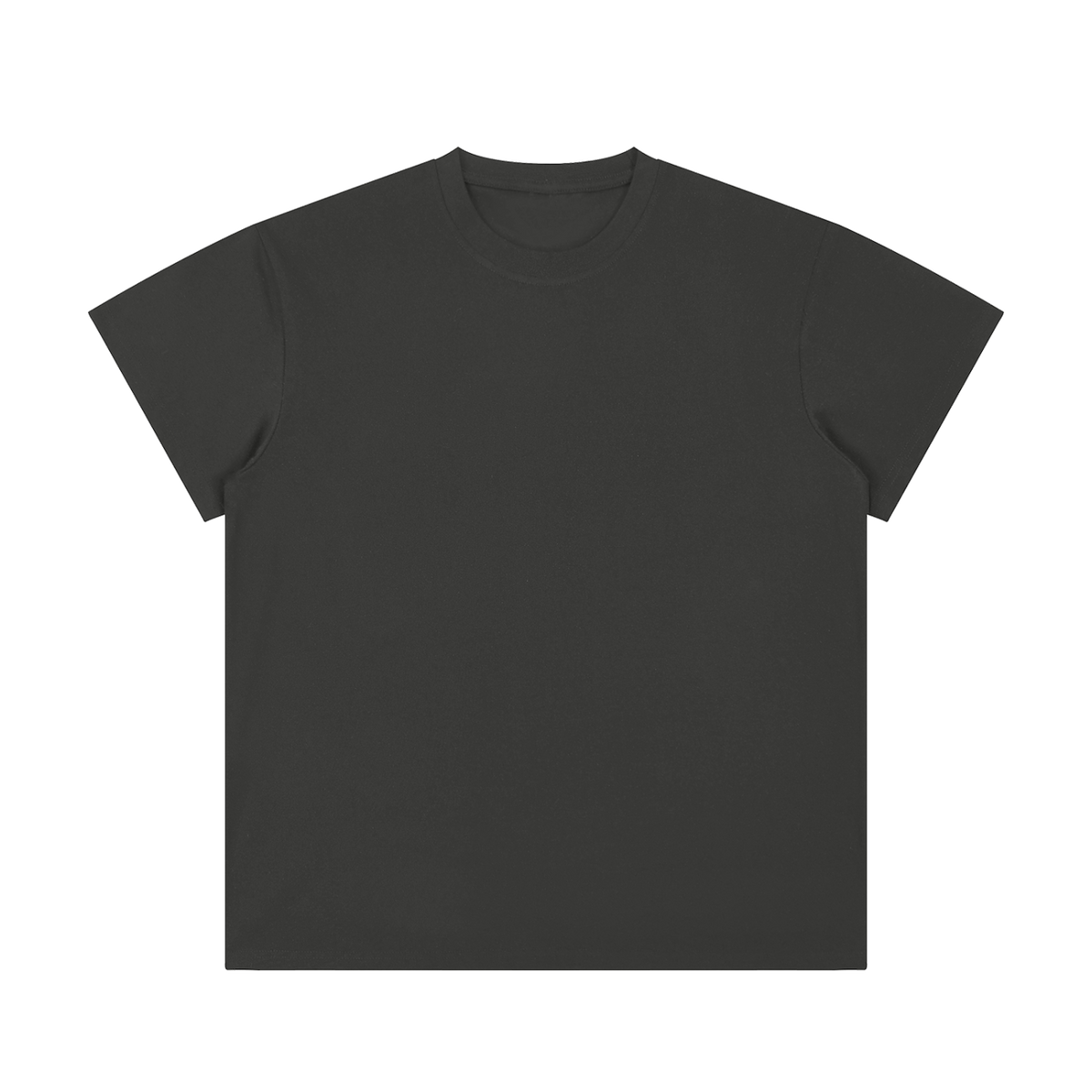 MIROLYUB Unisex Regular Fit Crewneck T-Shirt — Dark Gray, front view