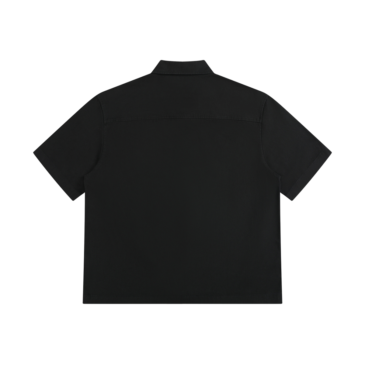 Docket — Cotton Patch-Pocket Shirt / Core — Black, back view