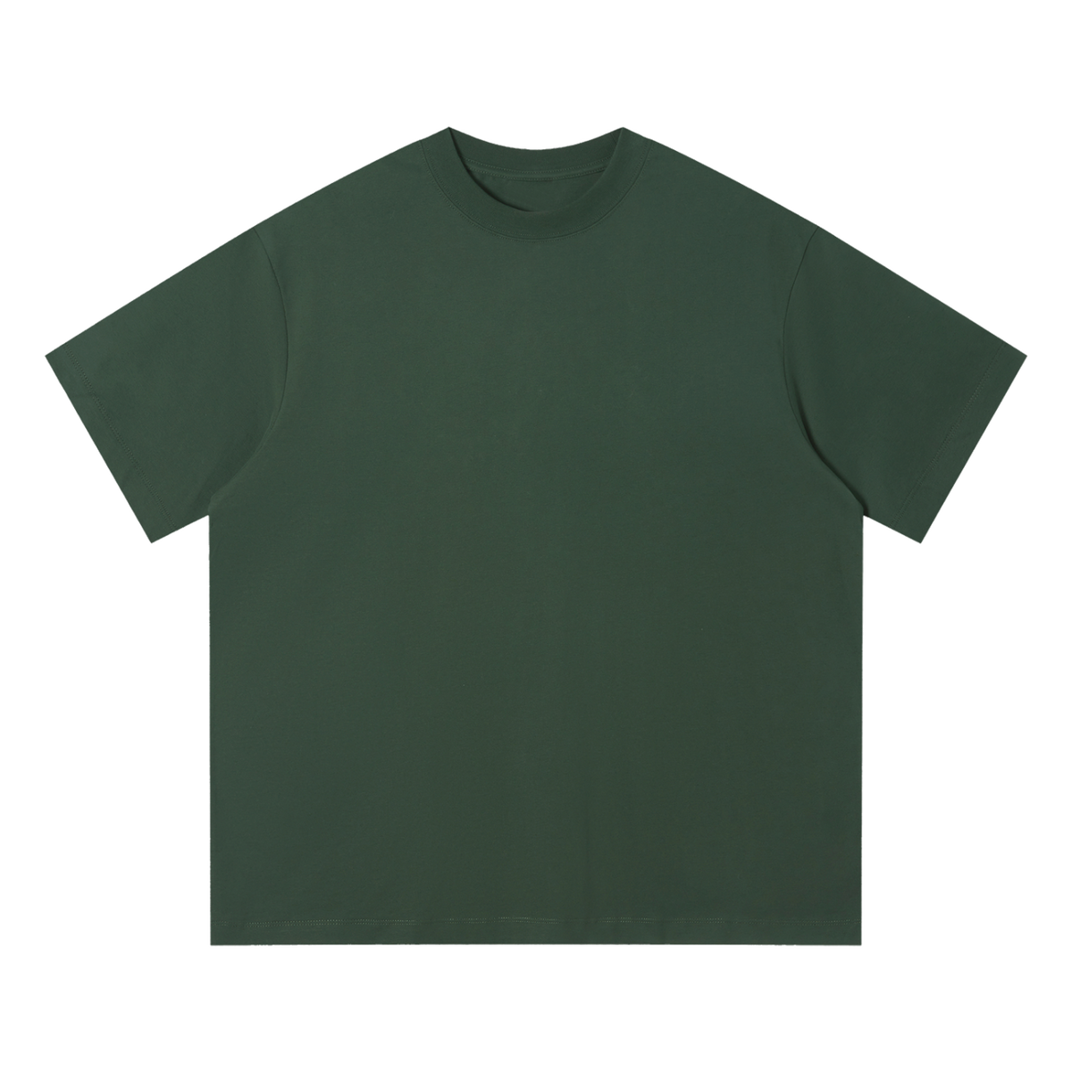 MIROLYUB Unisex Quick-Dry Relaxed Fit T-Shirt undefined in Dark Green, front view
