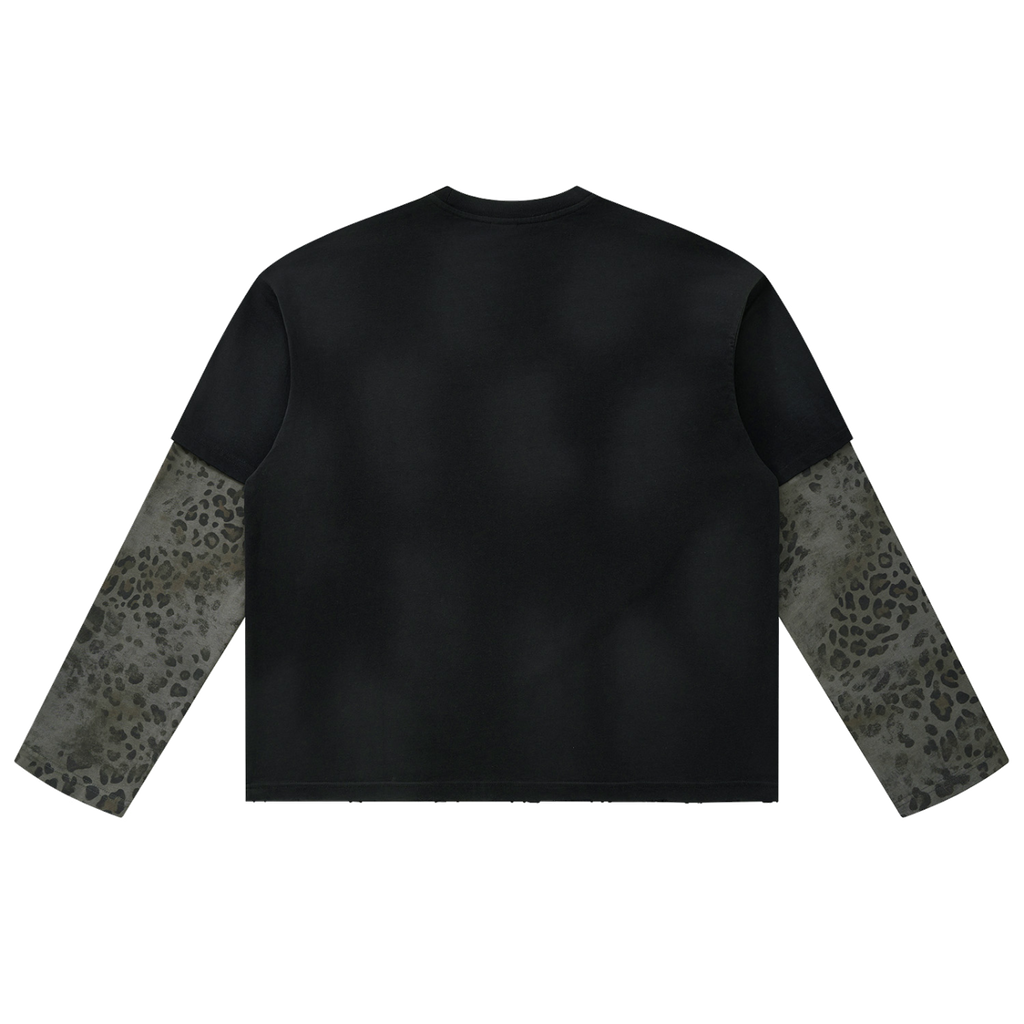 MIROLYUB Prowl — Black with Leopard Gray, back view