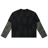 MIROLYUB Prowl — Black with Leopard Gray, back view
