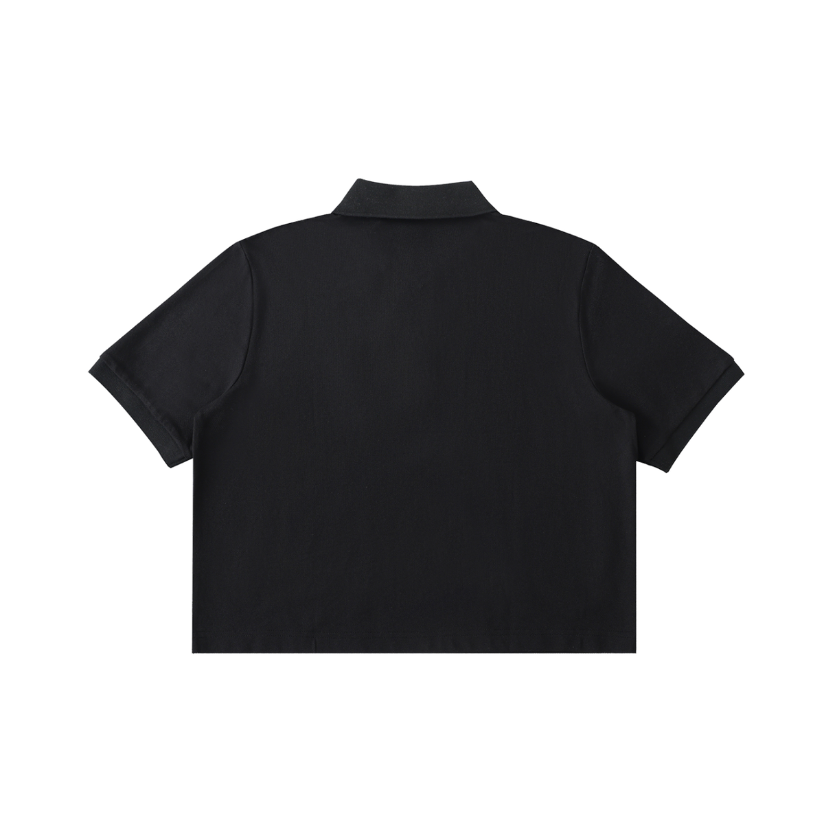 Counterpoint — Cropped Polo / Core — Black, back view