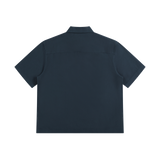 Docket — Cotton Patch-Pocket Shirt / Core — Navy Blue, back view