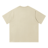 MIROLYUB Unisex Quick-Dry Relaxed Fit T-Shirt undefined in Khaki, back view