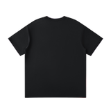 MIROLYUB Routine Cotton-Nylon Tee in Black, back view