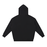 MIROLYUB Bastion Heavyweight Hoodie in Black, back view