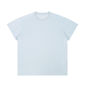 MIROLYUB Unisex Contrast Stitch  Regular Fit T-Shirt — Light Blue, front view