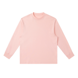MIROLYUB Continuum cotton-blend long sleeve in Pink, front view.