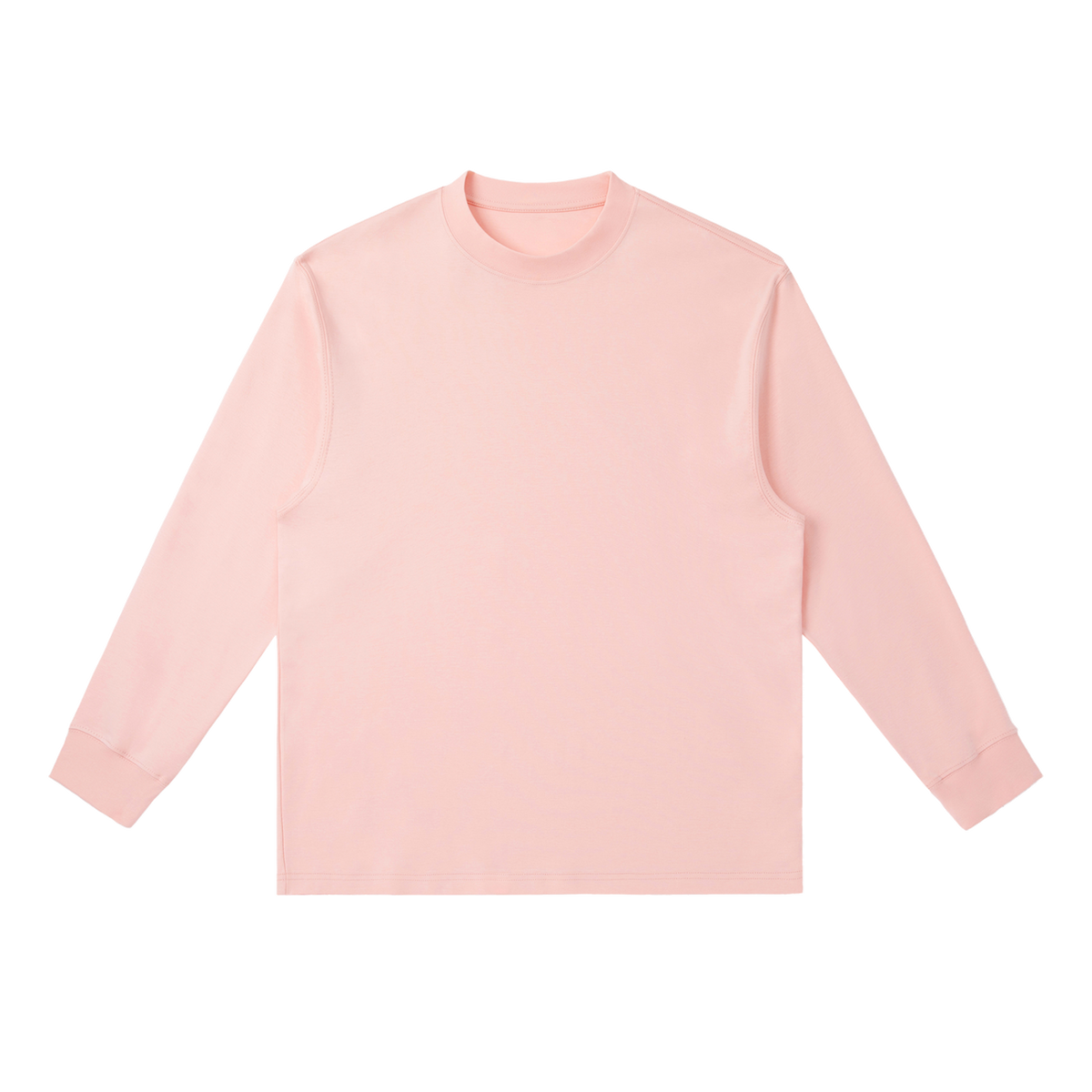 MIROLYUB Continuum cotton-blend long sleeve in Pink, front view.