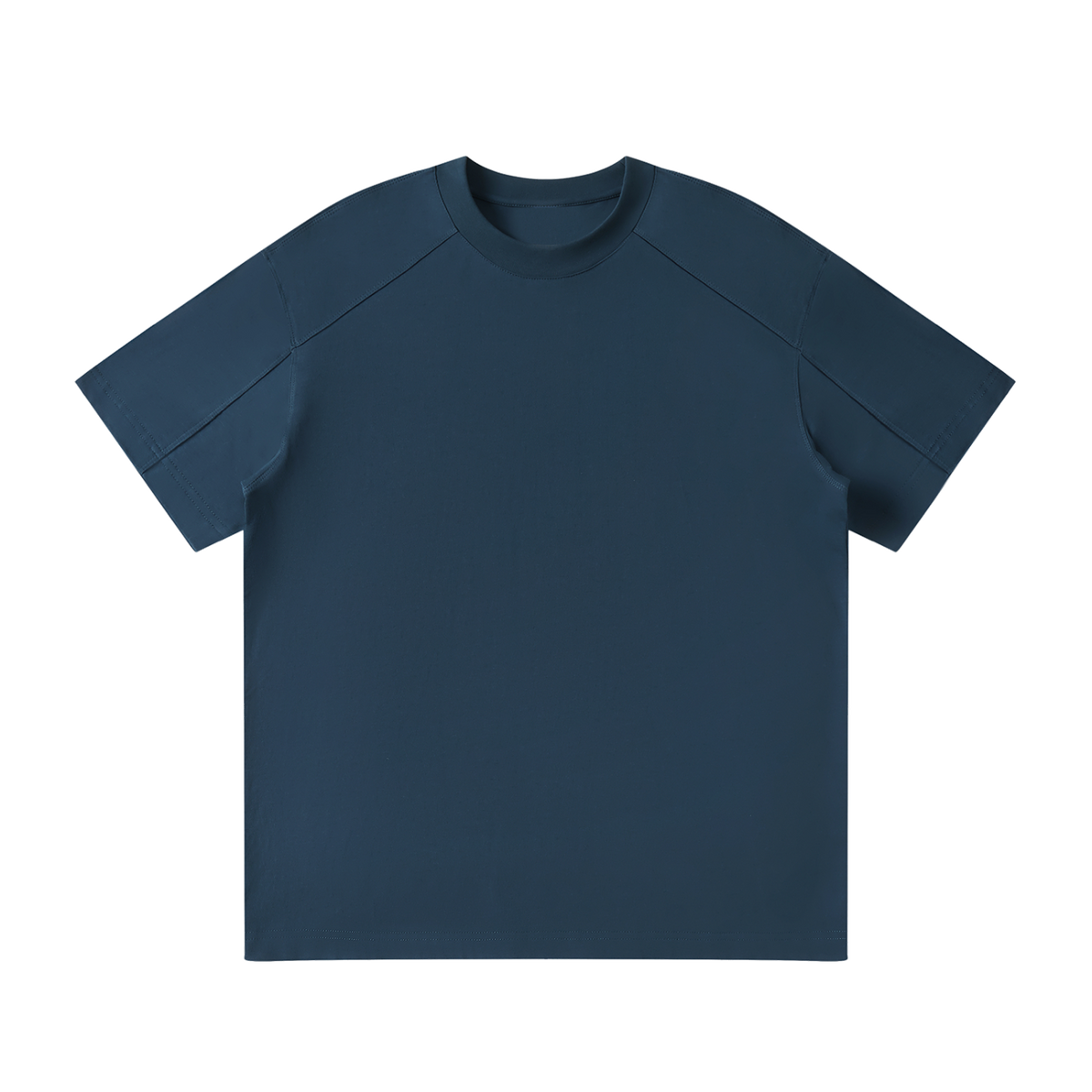 MIROLYUB Unisex Raglan Sleeve T-Shirt — Navy Blue — front view