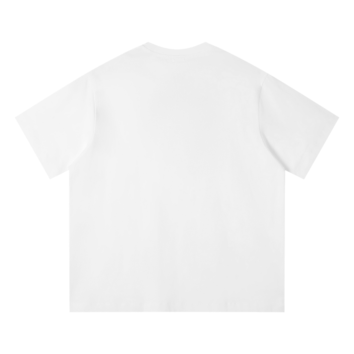 MIROLYUB Driftline Cotton Tee in White, back view