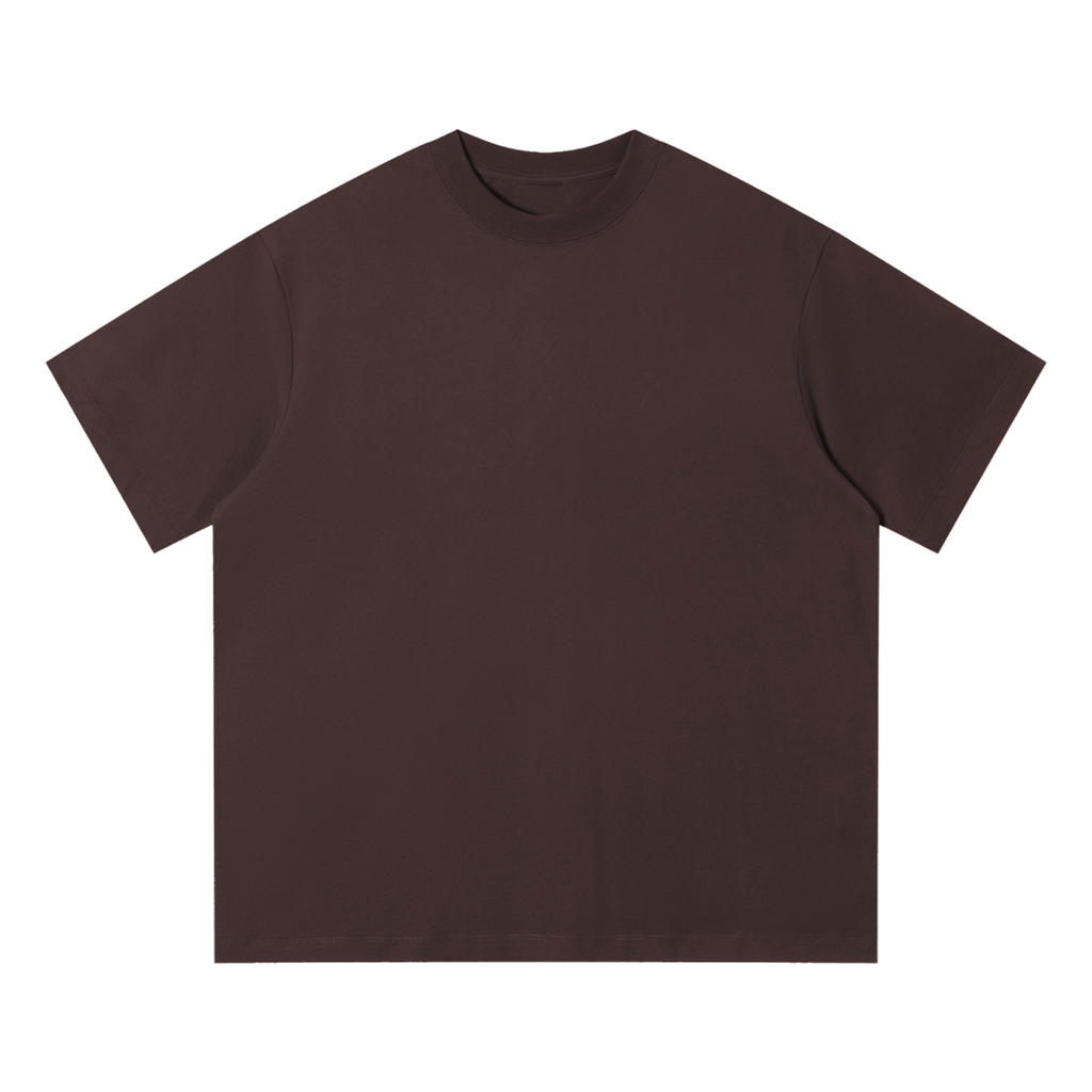 MIROLYUB Unisex Quick-Dry Relaxed Fit T-Shirt undefined in Coffee, front view