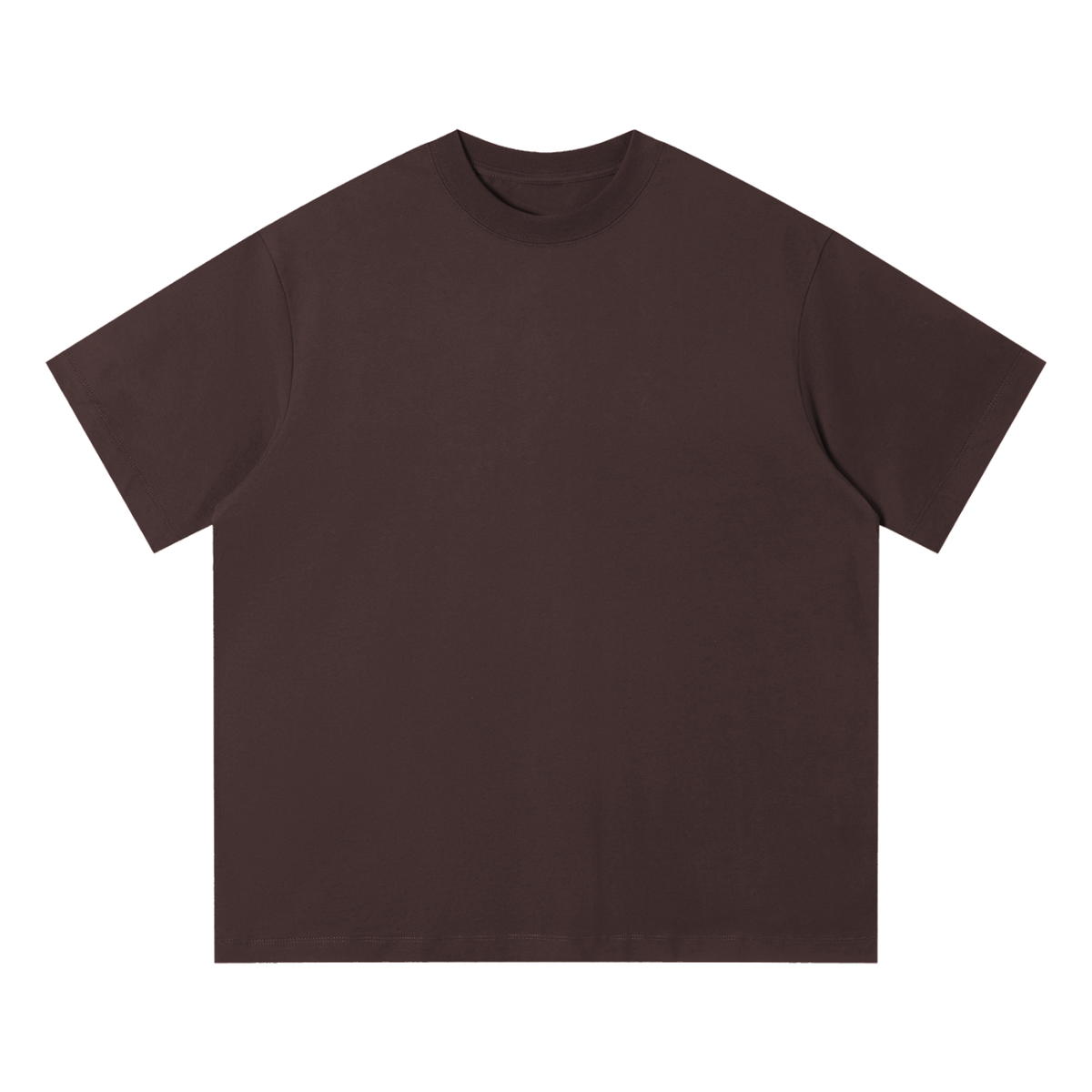 MIROLYUB Unisex Quick-Dry Relaxed Fit T-Shirt undefined in Coffee, front view