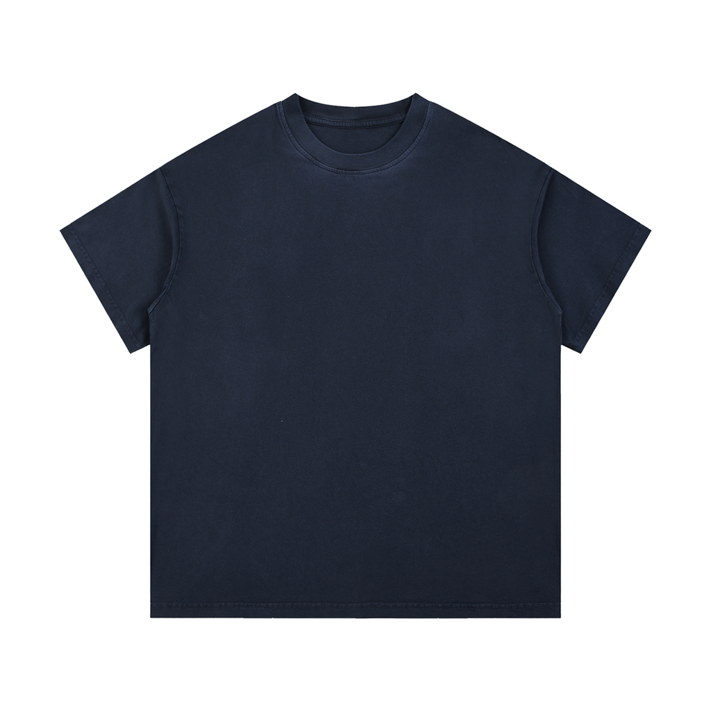 Palimpsest — T-shirt en coton délavé vintage / Blue Hour