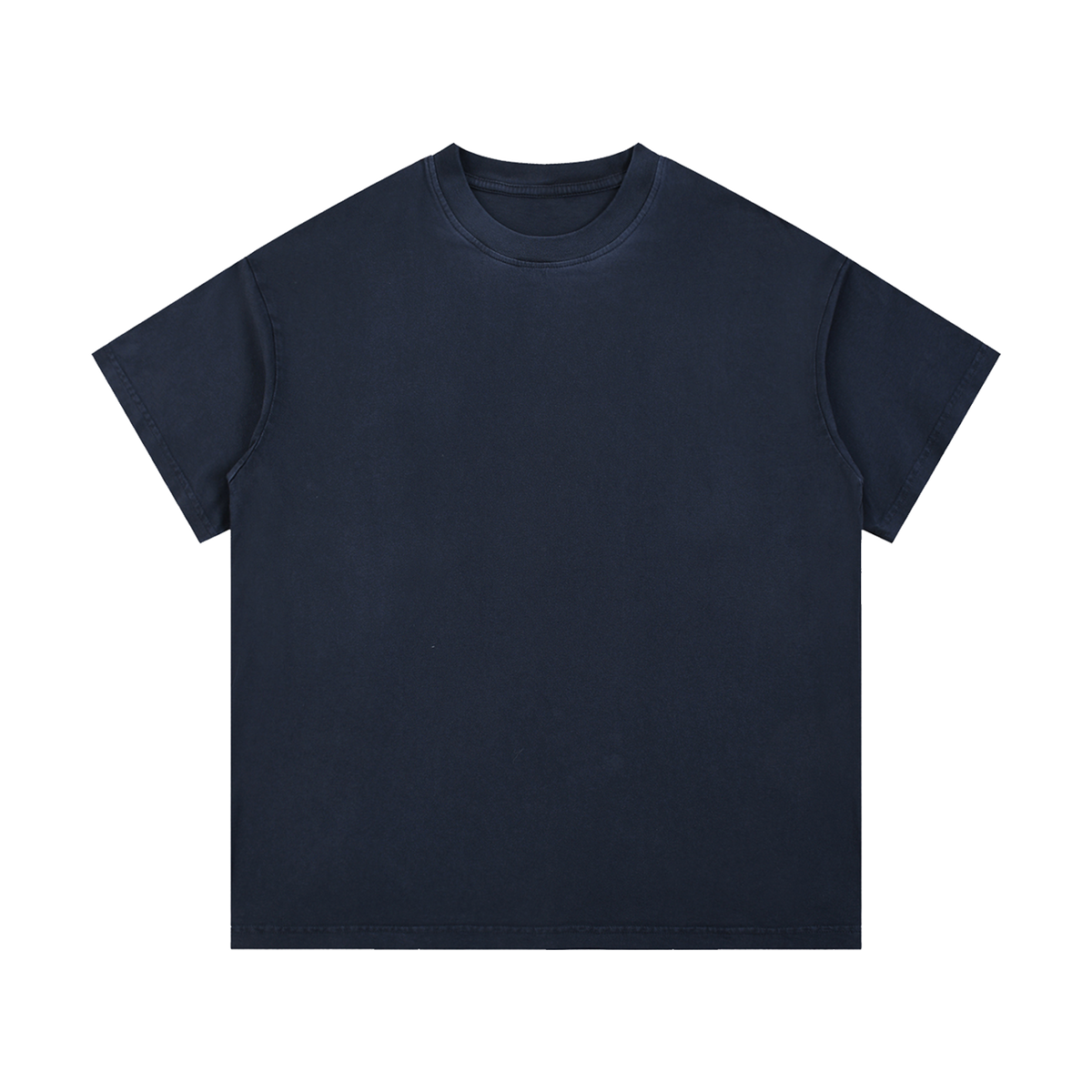 Palimpsest — Vintage-Wash Cotton Tee / Blue Hour