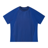 Touchline — Striped Raglan Jersey / Blue Hour
