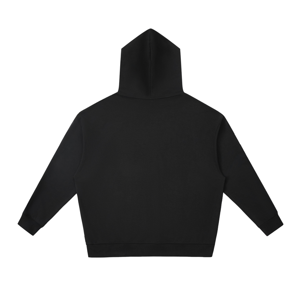 MIROLYUB Shelter Pullover Hoodie in Black, back view