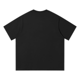 MIROLYUB Driftline Cotton Tee in Black, back view