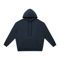 MIROLYUB Unisex Relaxed Pullover Hoodie undefined in Navy Blue, front view