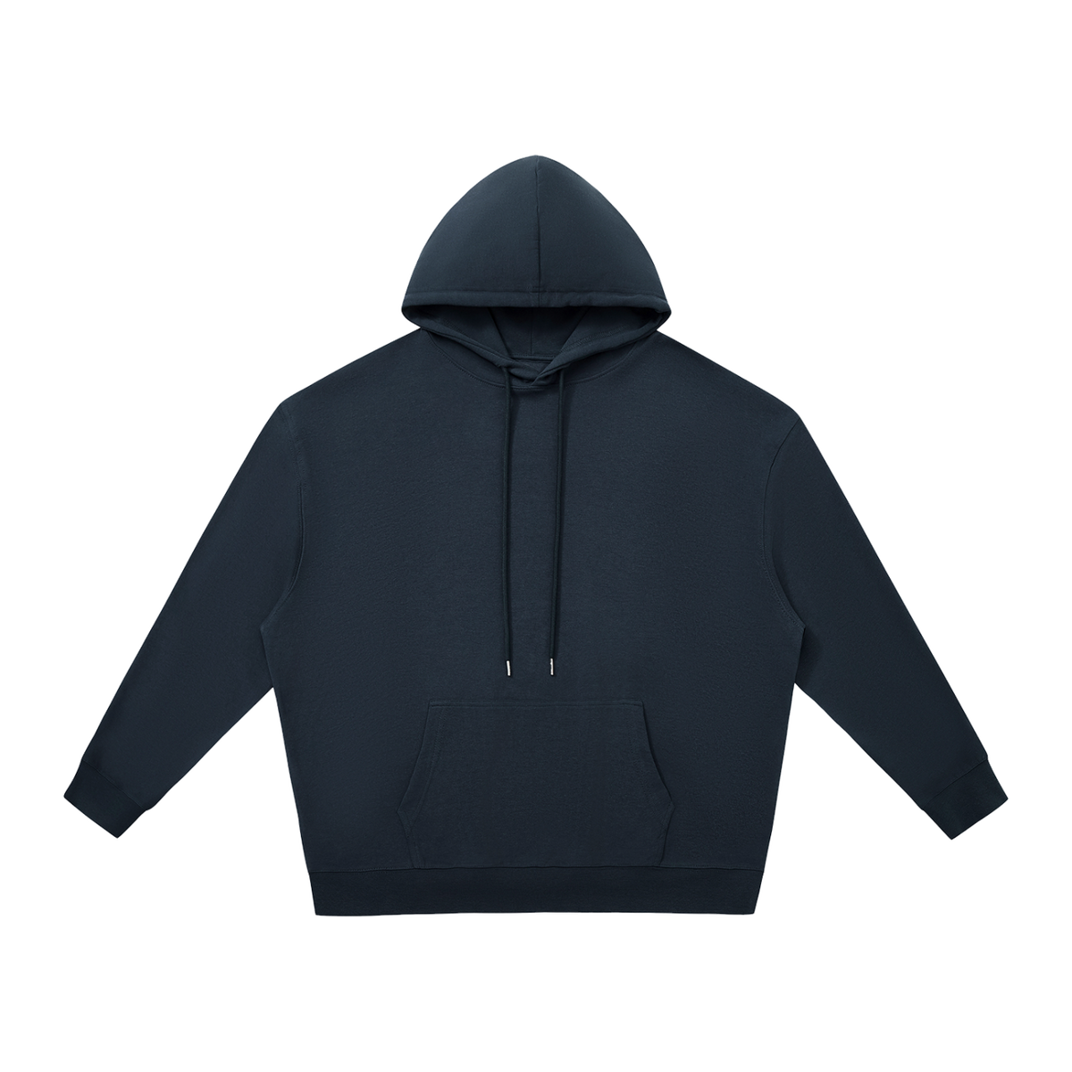 MIROLYUB Unisex Relaxed Pullover Hoodie undefined in Navy Blue, front view