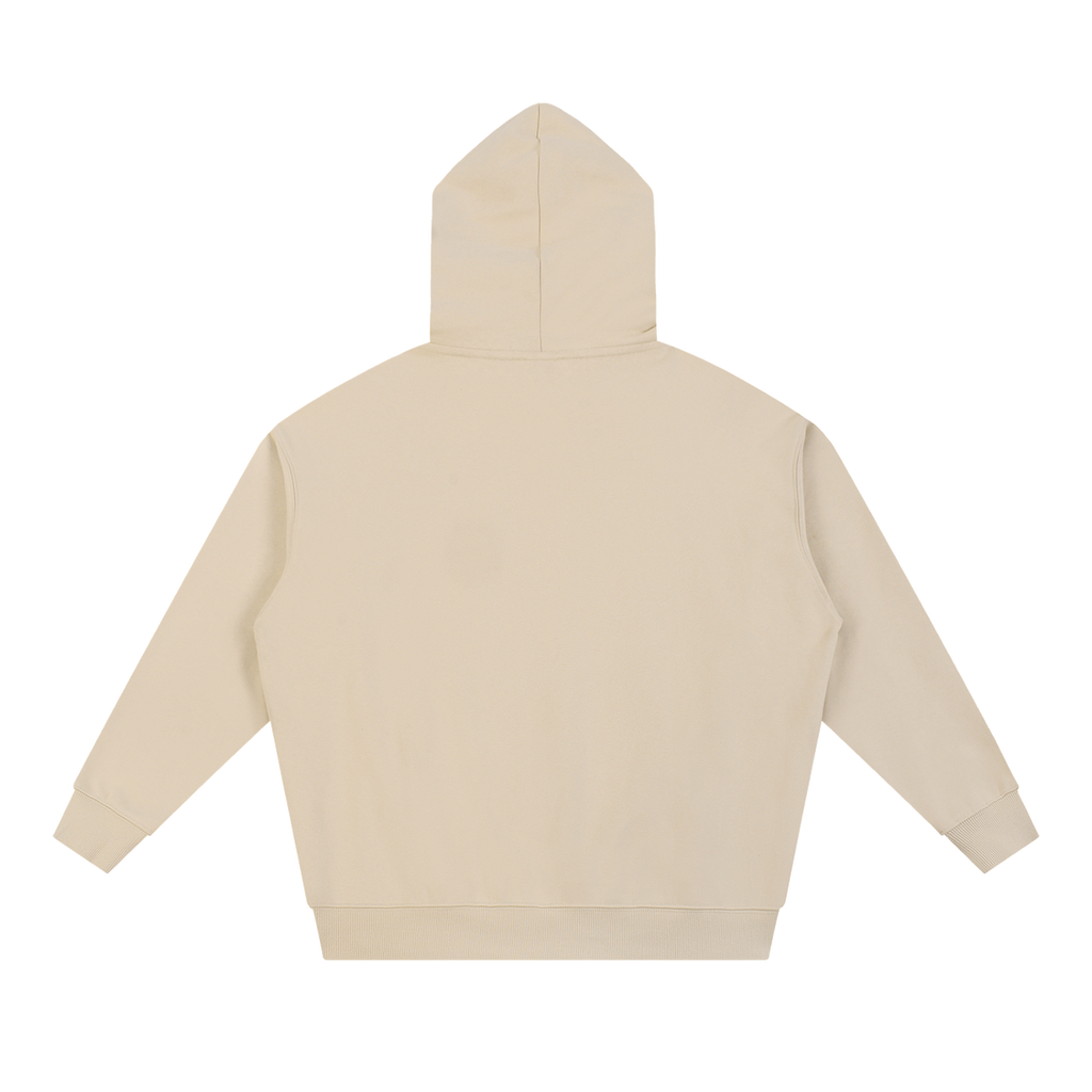 MIROLYUB Essential Heavyweight Hoodie undefined in Apricot, back view