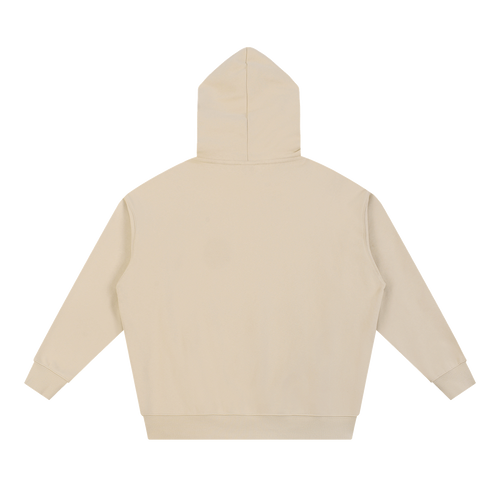 MIROLYUB Essential Heavyweight Hoodie undefined in Apricot, back view