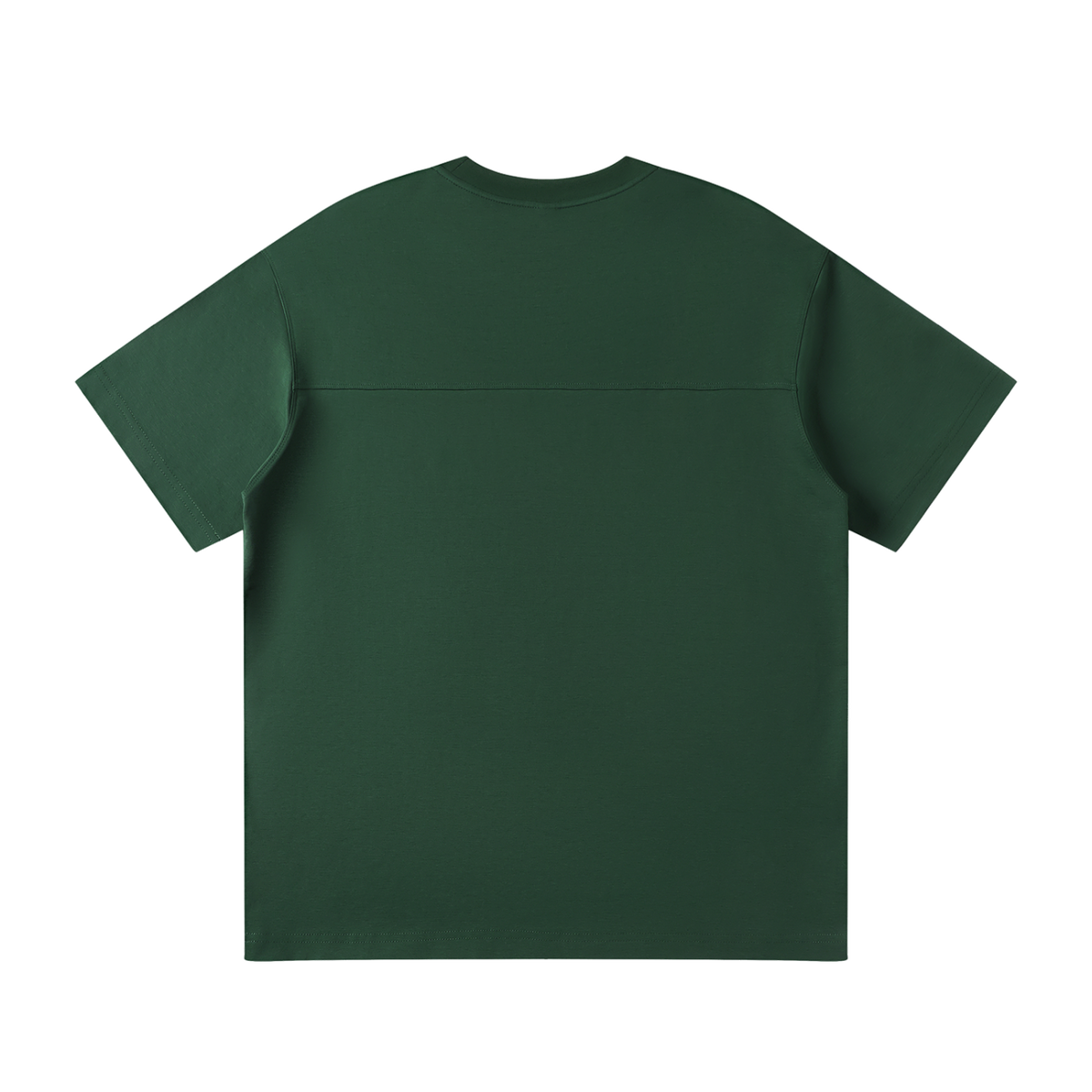 MIROLYUB Unisex Raglan Sleeve T-Shirt — Dark Green — back view