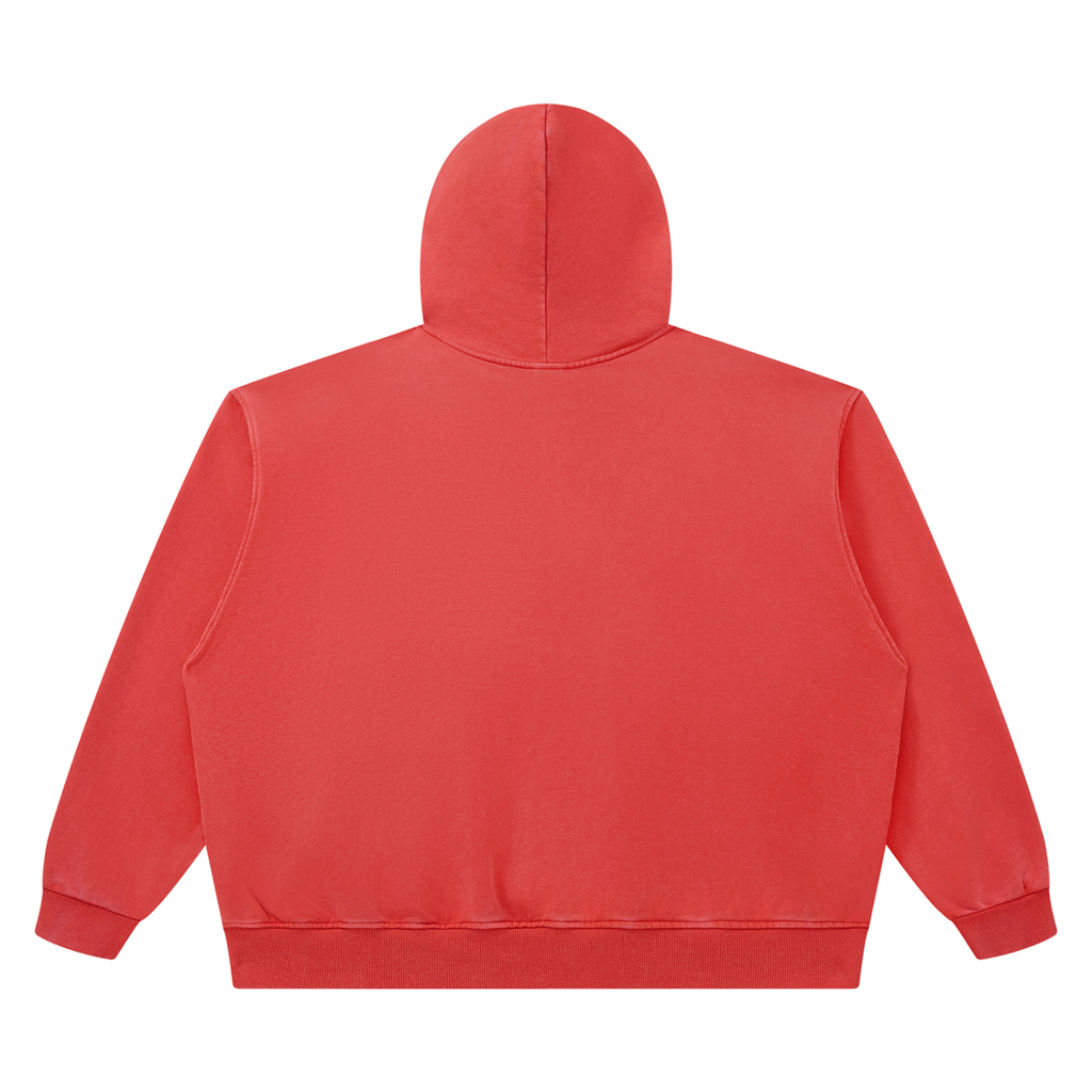 MIROLYUB Hearth — Washed Red, back view