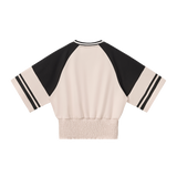 Gather — Apricot with Black — back view