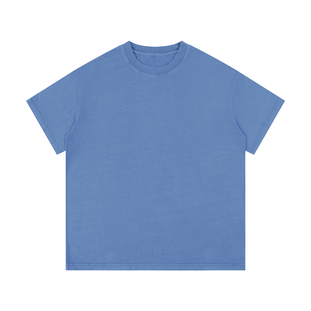 Palimpsest — T-shirt en coton délavé vintage / Blue Hour