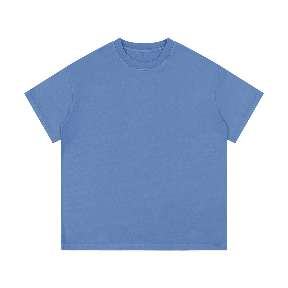 Palimpsest — Vintage-Wash Cotton Tee / Blue Hour