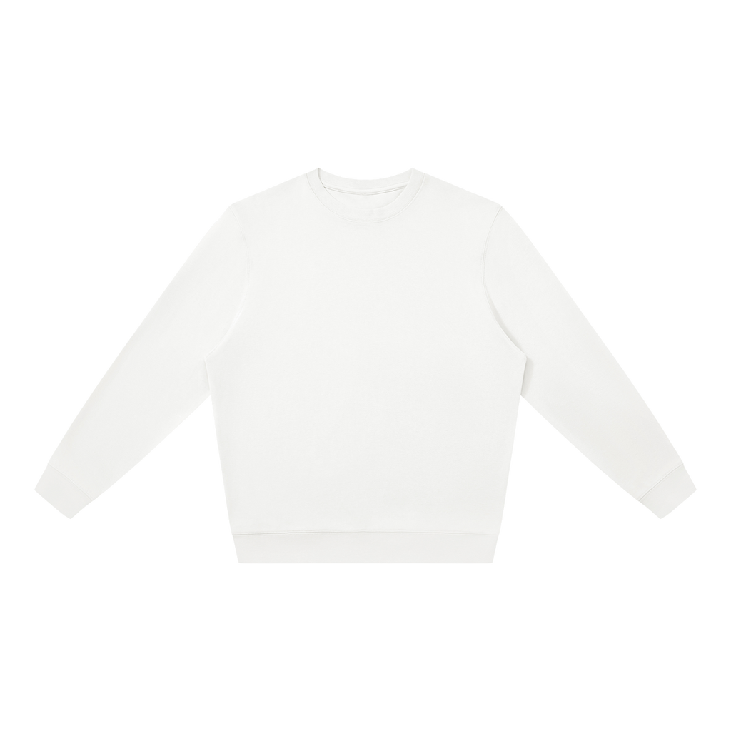 MIROLYUB Plainview Oversized Sweatshirt in White, front view