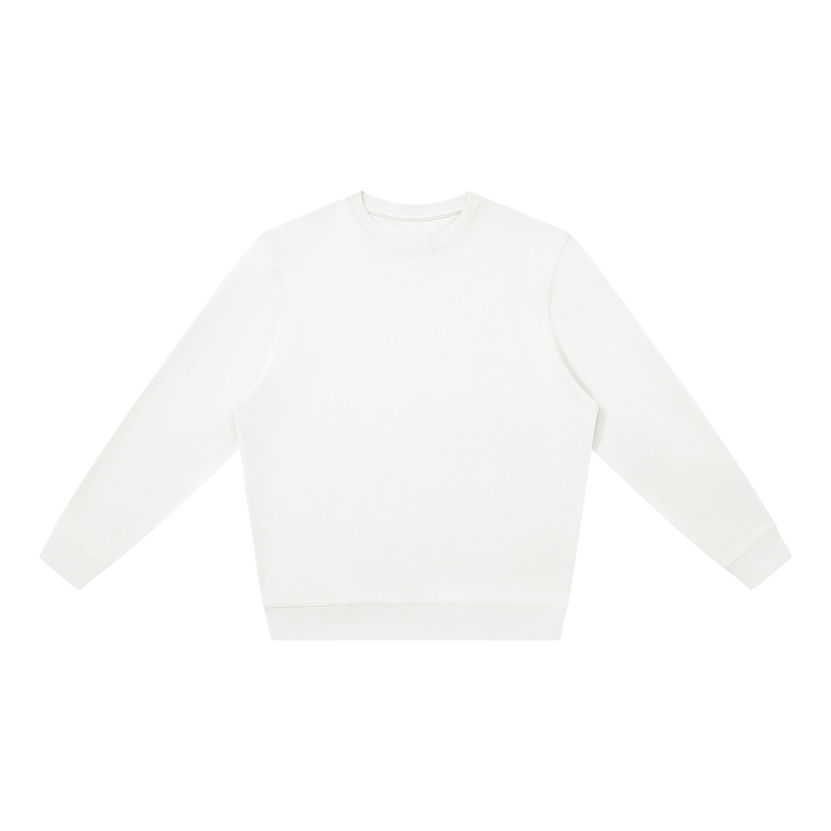 MIROLYUB Plainview Oversized Sweatshirt in White, front view