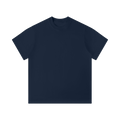 MIROLYUB Unisex Solid Color Regular Fit T-Shirt — Navy Blue — front view