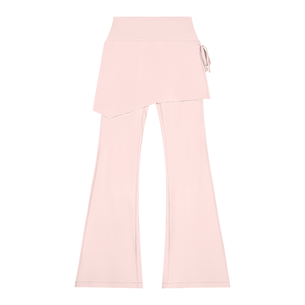 Foldover — Skirted Flare Leggings / Soft Light