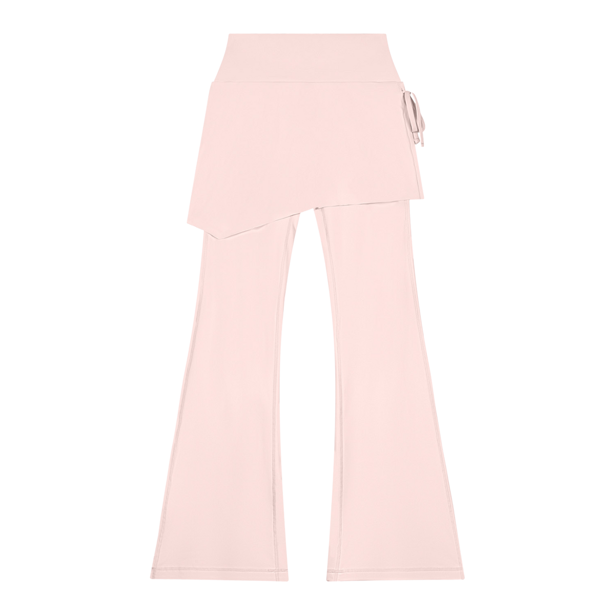 Foldover — Skirted Flare Leggings / Soft Light
