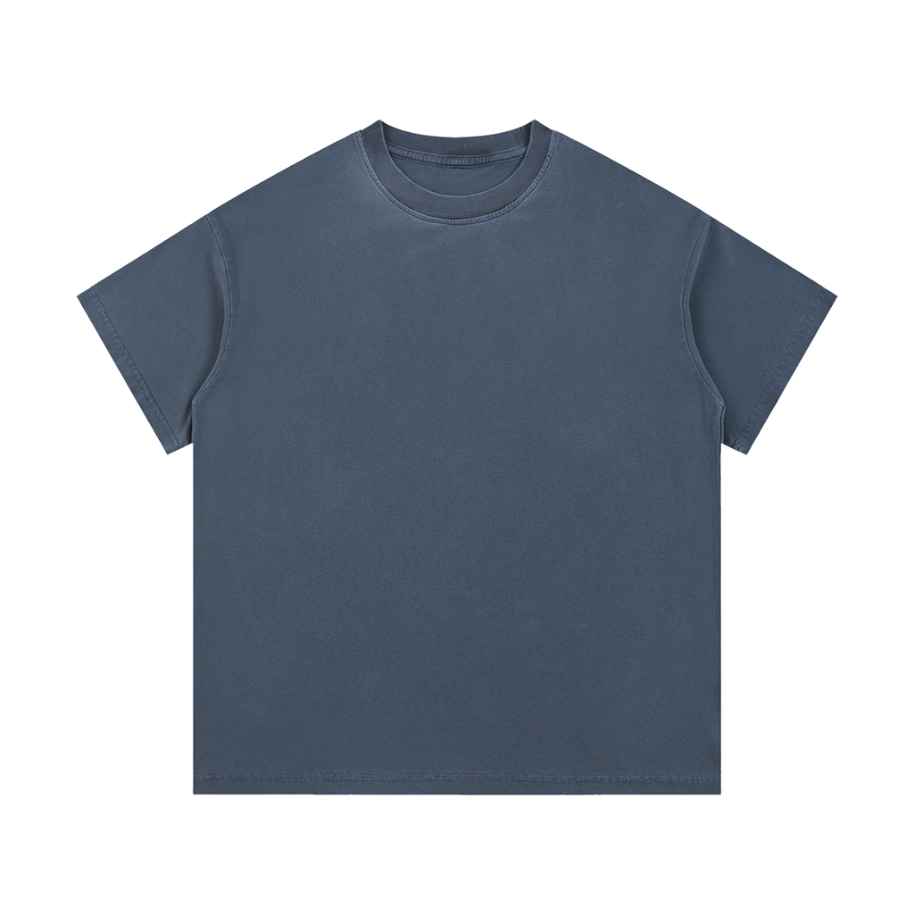 Palimpsest — T-shirt en coton délavé vintage / Blue Hour