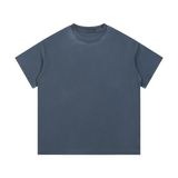 Palimpsest — T-shirt en coton délavé vintage / Blue Hour