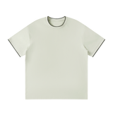 MIROLYUB Routine Cotton-Nylon Tee in Light Green, front view