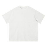 MIROLYUB Driftline Cotton Tee in Oat Gray, front view