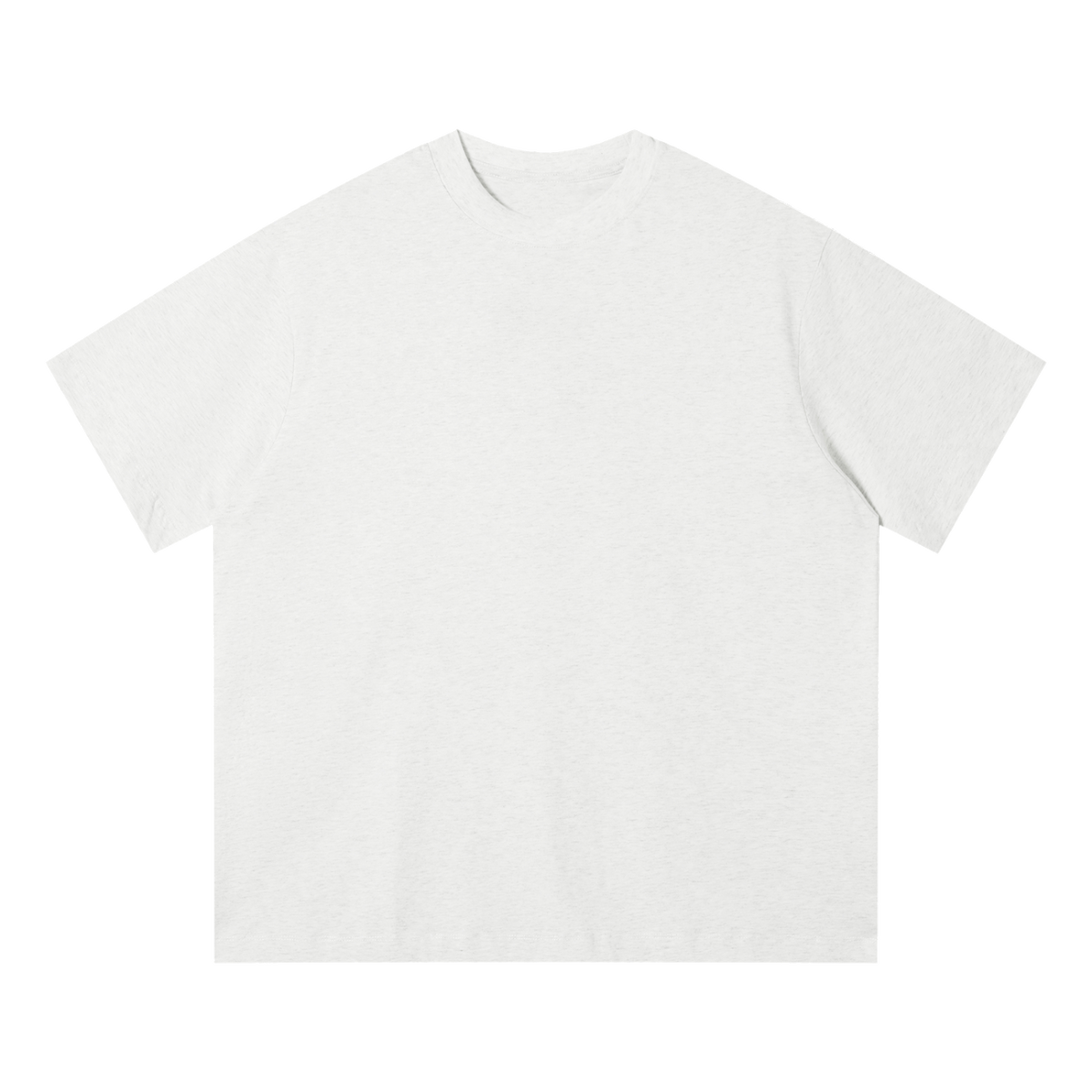 MIROLYUB Driftline Cotton Tee in Oat Gray, front view