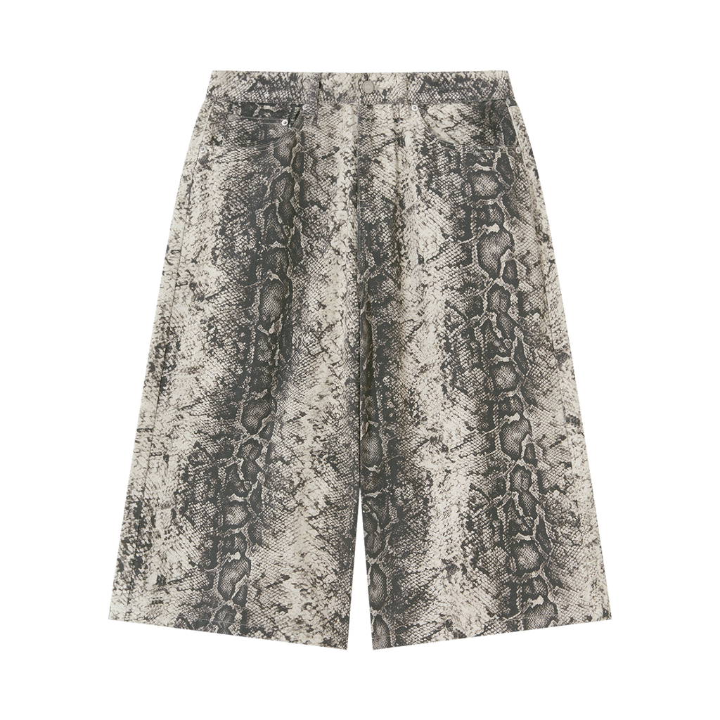 MIROLYUB Scaleleaf — White Snake Print, front view