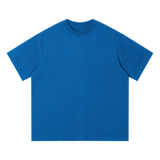 Unisex Quick-Dry Relaxed Fit T-Shirt — Colorful Blue, front view