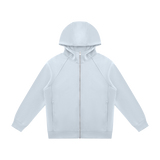 Courseway — Sweat à capuche raglan zippé / Blue Hour